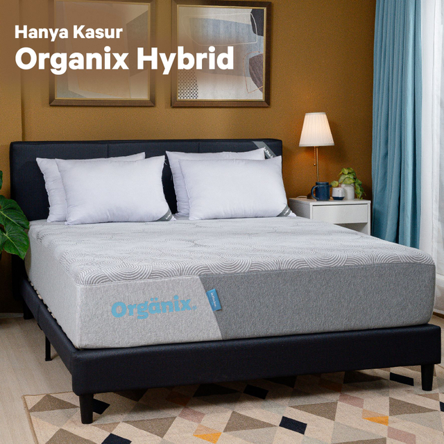 Inthebox - Kasur Latex Organix Hybrid Free Bantal | Kasur Memory foam | free Mattress Protector | Uk