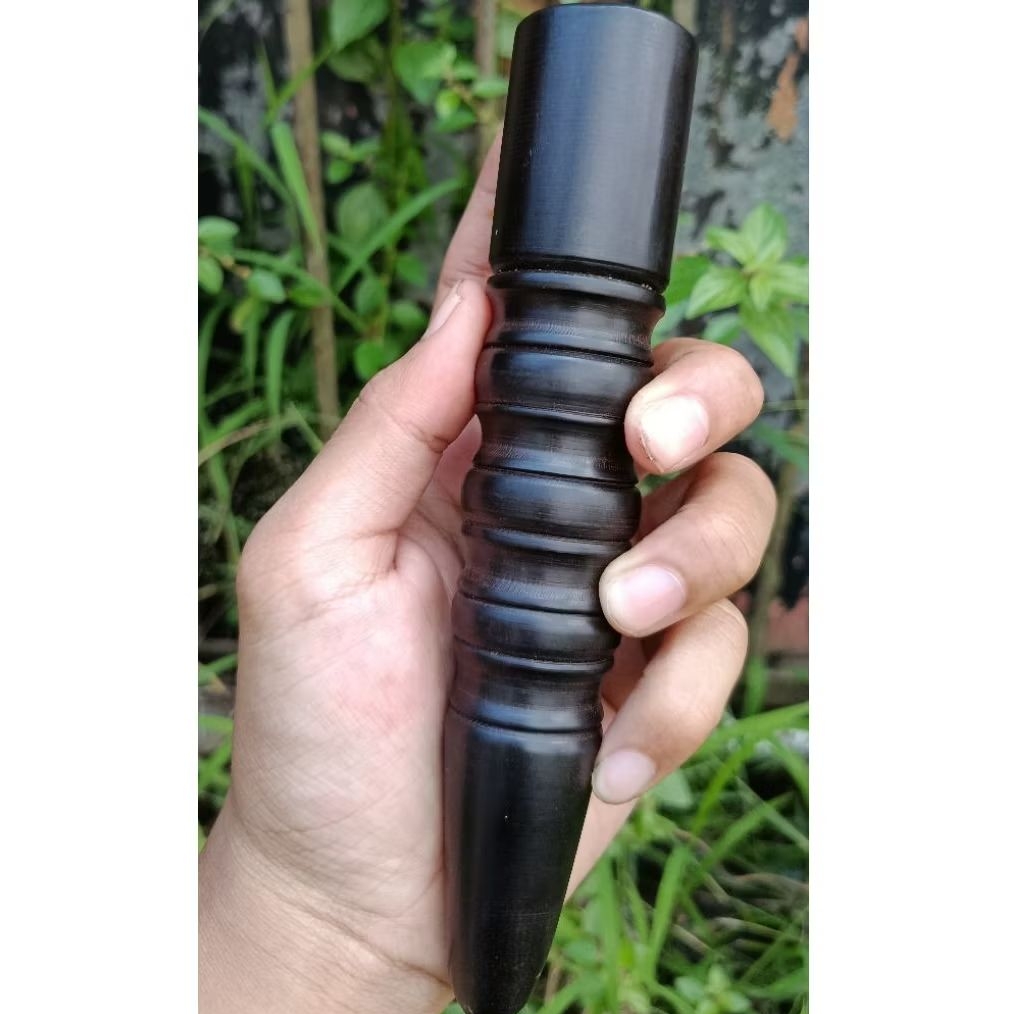 Alat pijat alat kesehatan kayu kelor hitam model profil premium
