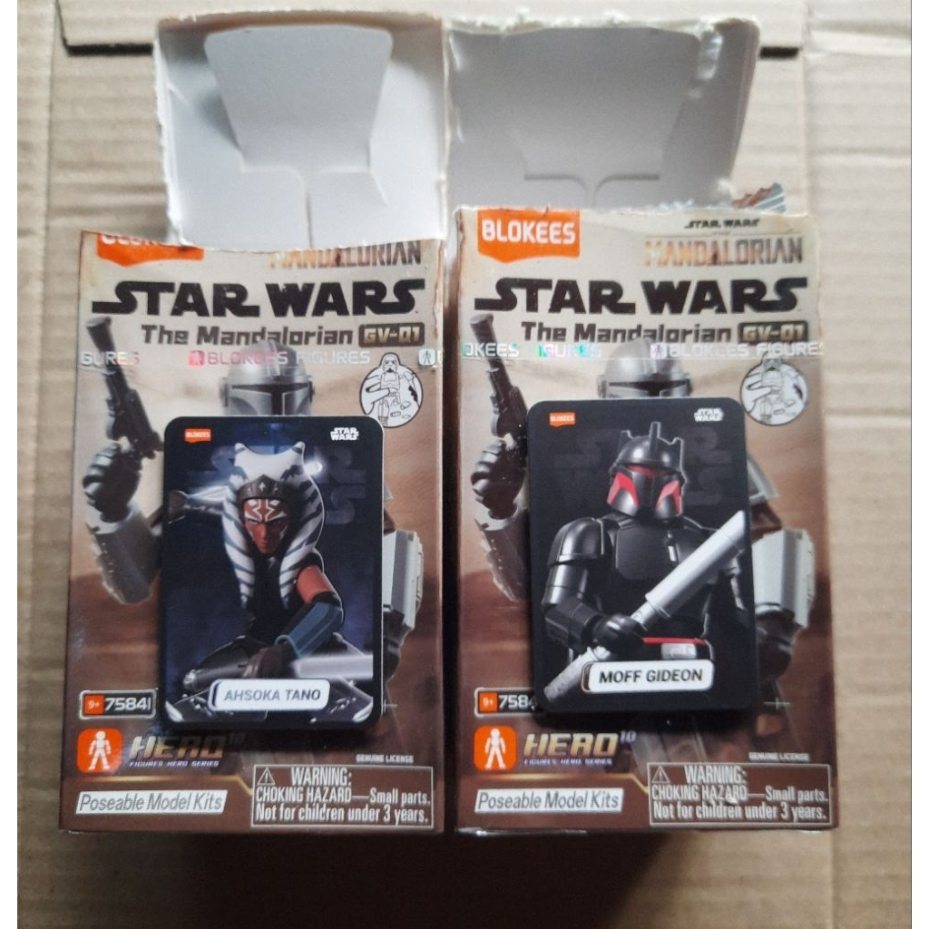 Set Blokees moff gideon + ahsoka