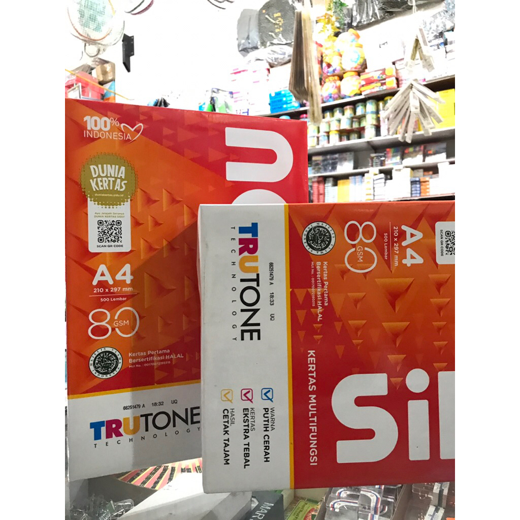 KERTAS HVS A4 SIDU 80GSM MERAH