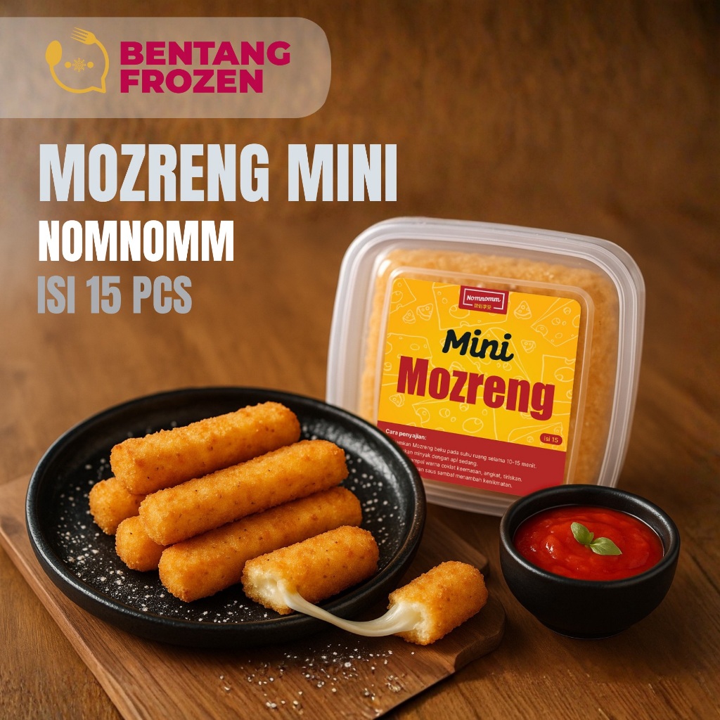 Nomnomm Mini Mozreng / Mozarella Goreng / Mozarella Stick Mini