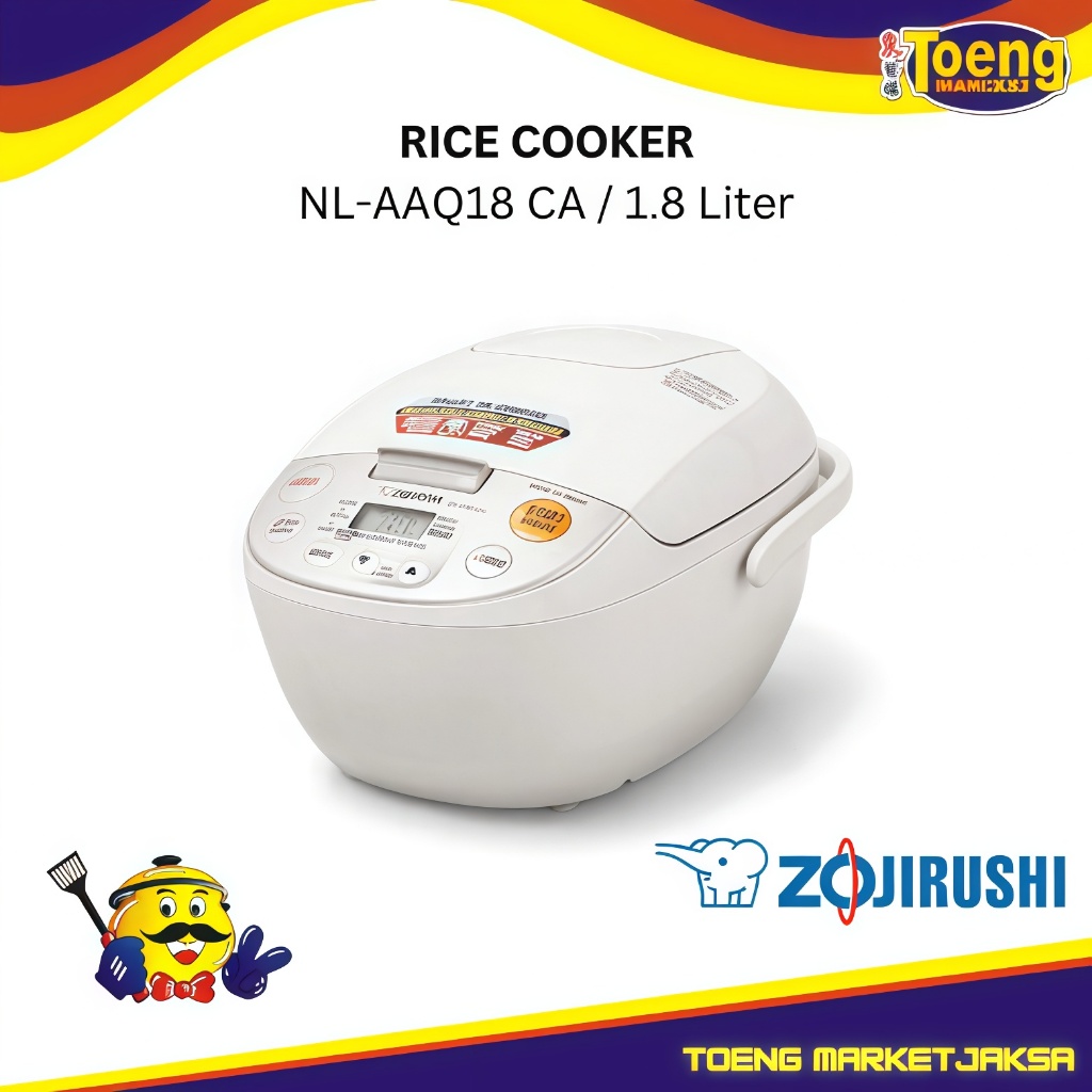 Zojirushi Ikigai Rice Cooker NL-AAQ18 CA 1.8 L - RICE COOKER NL-AAQ18 CA ZOJIRUSHI