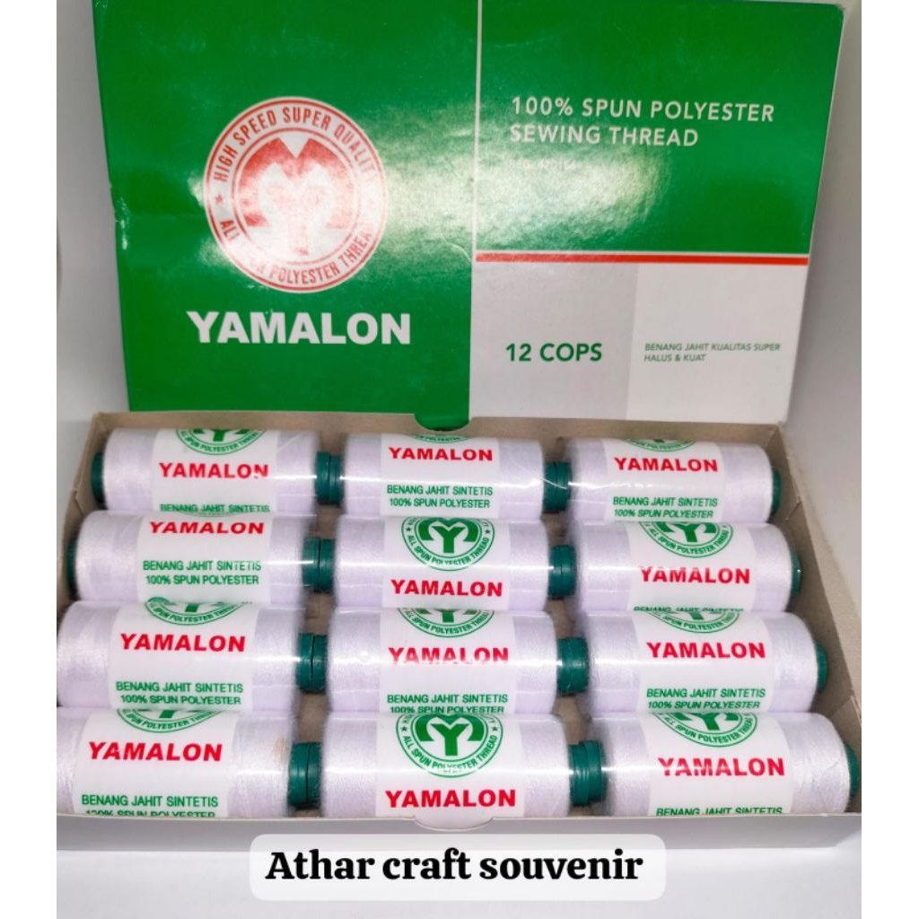 Benang Jahit Putih Yamalon 500 yard