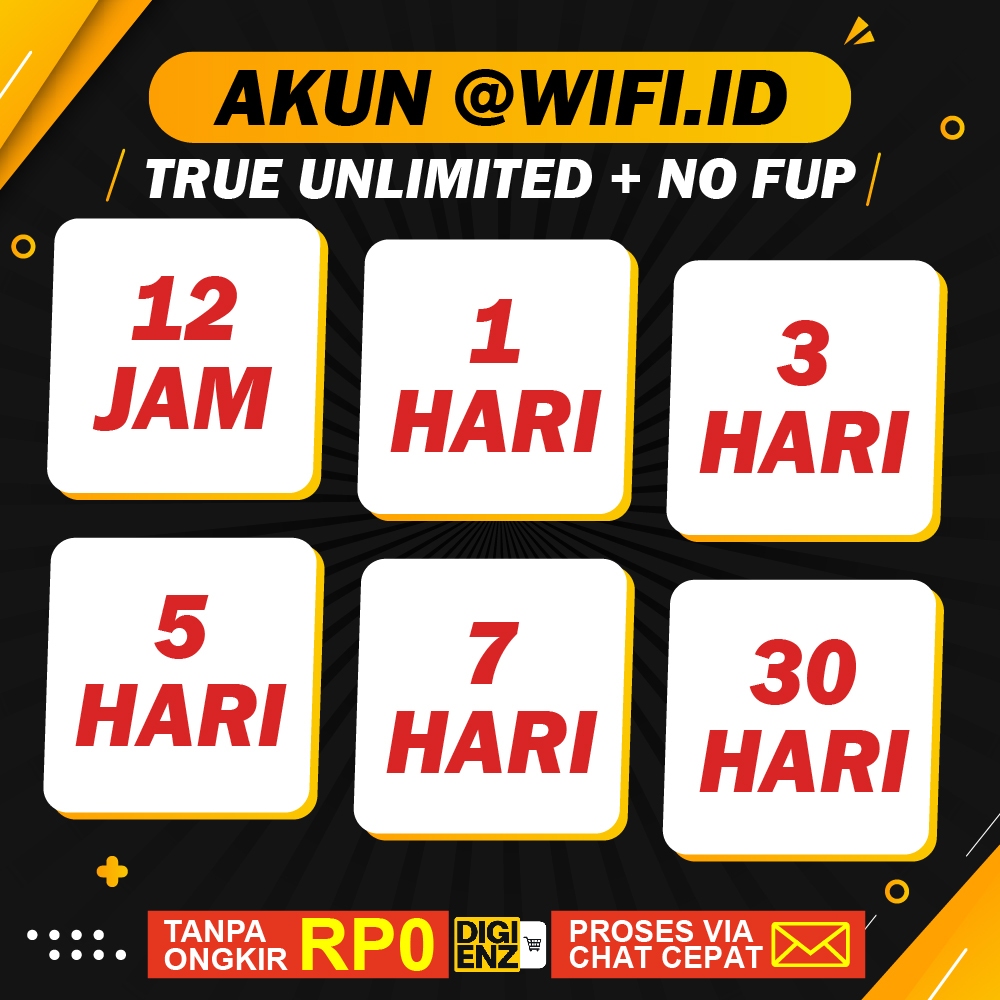 Voucher Wifi id Violet Unlimited Garansi