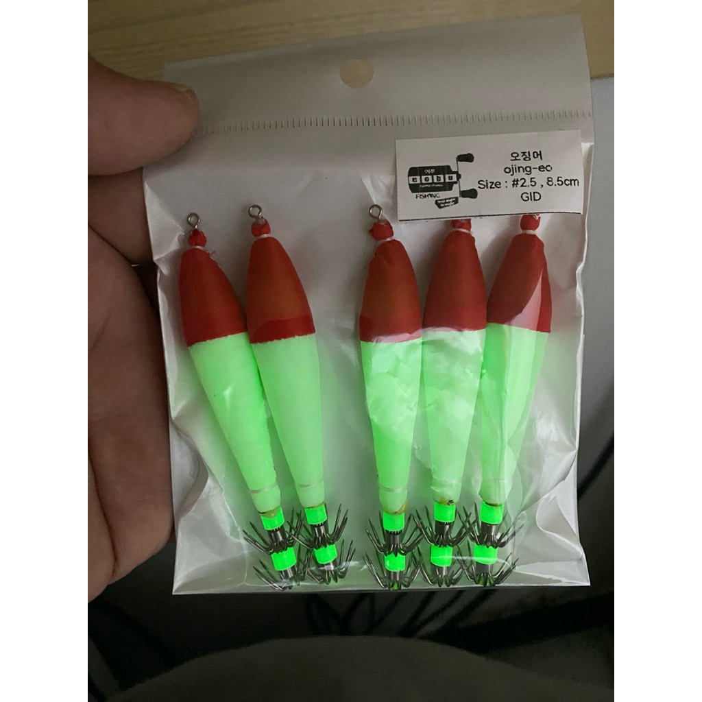 UMPAN PANCING CUMI EOBU FISHING 2.5  8.5CM APOLLO /POCONG SQUID JIG GID