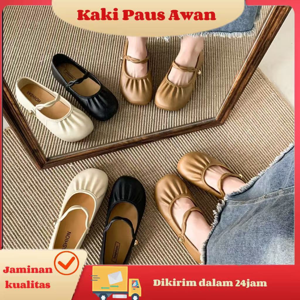 Sepatu Slip On Wanita Karet Jelly 36-41 Size
