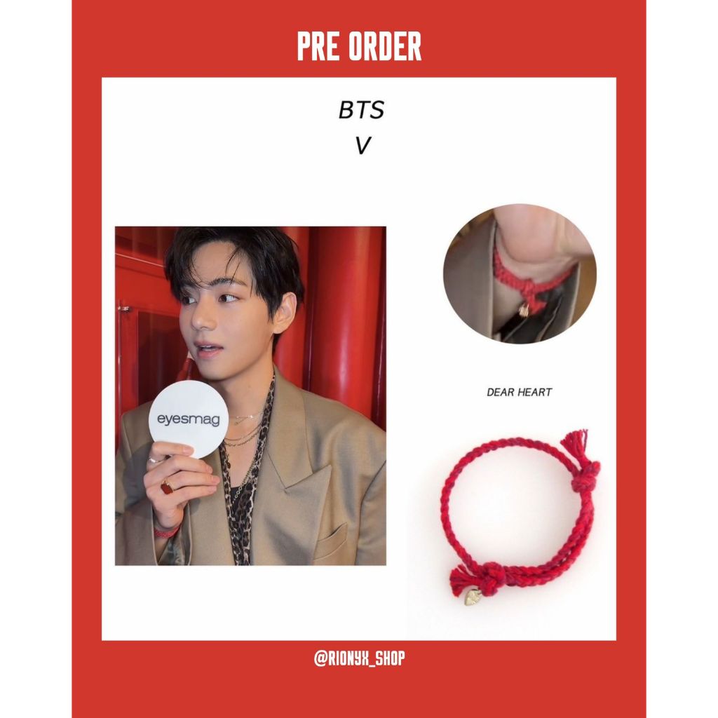 [ORDER] Dear Heart Bracelet by ccnmade — Taehyung’s Pick