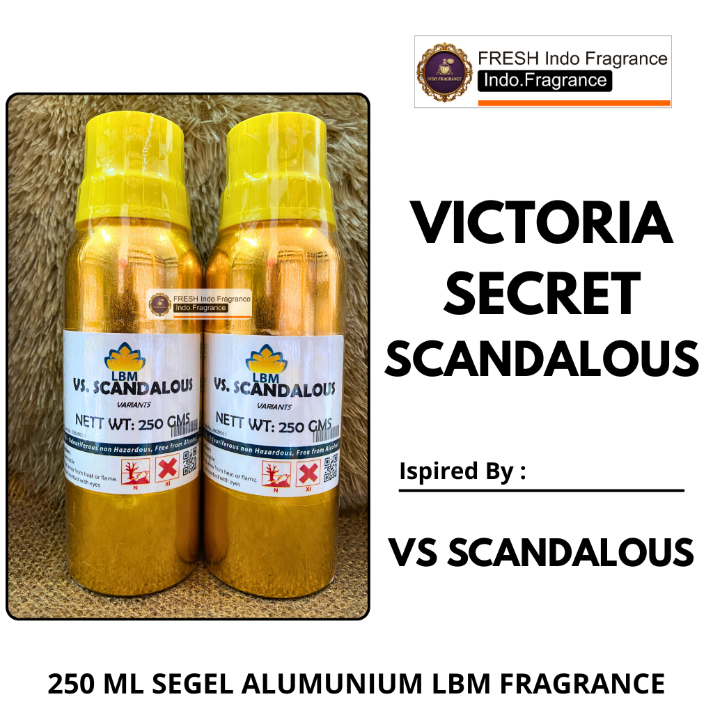 VICTORIA SCANDALOUS 250 ML SEGEL Alumunium Bibit Parfum LBM Fragrance