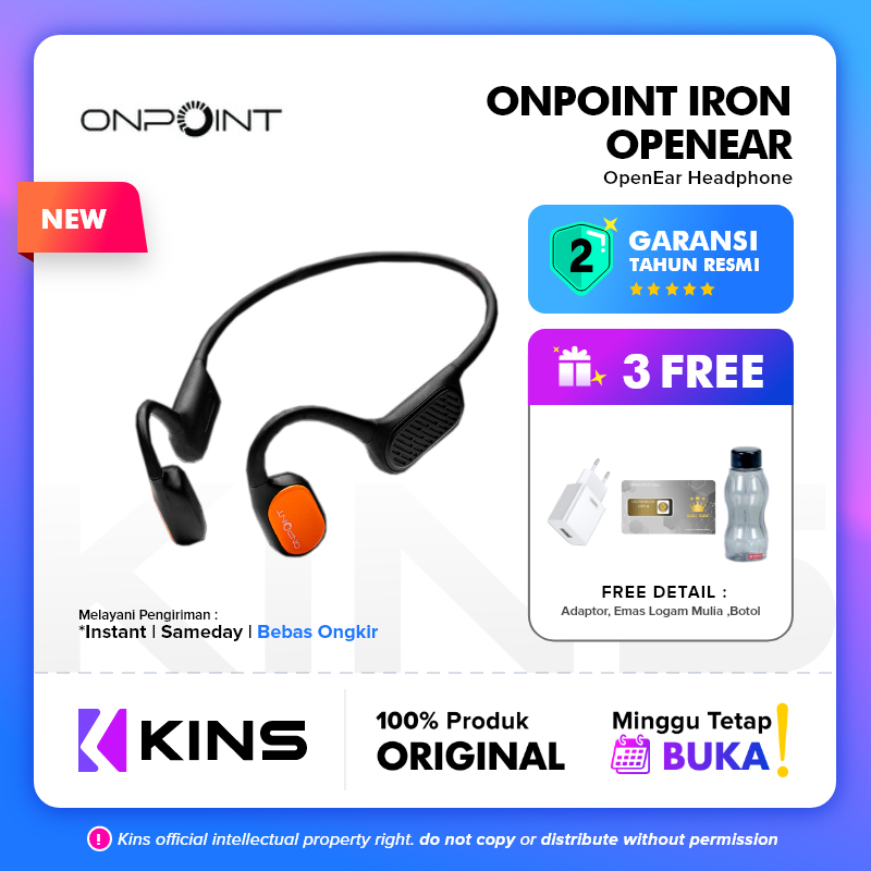 ONPOINT IRON OpenEar Bone Conduction Headphone