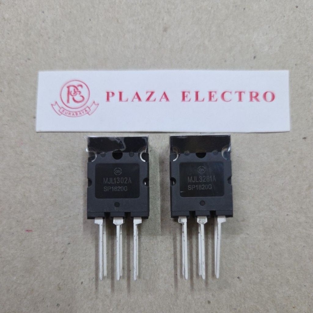 TR TRANSISTOR MJL 1302 A & MJL 3281 A SET ASLI ORIGINAL MJL1302 MJL3281