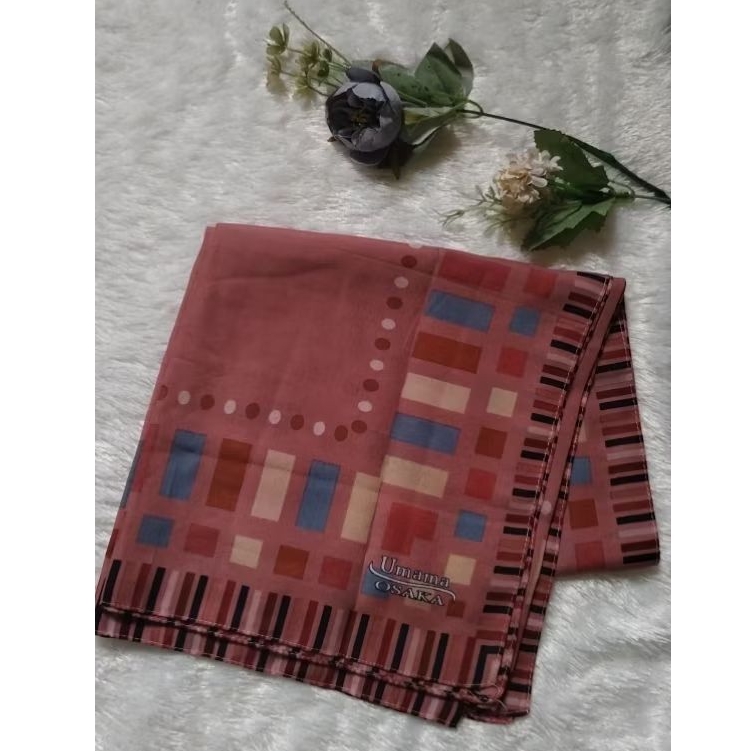 Jilbab segiempat Motif murahhh - PL