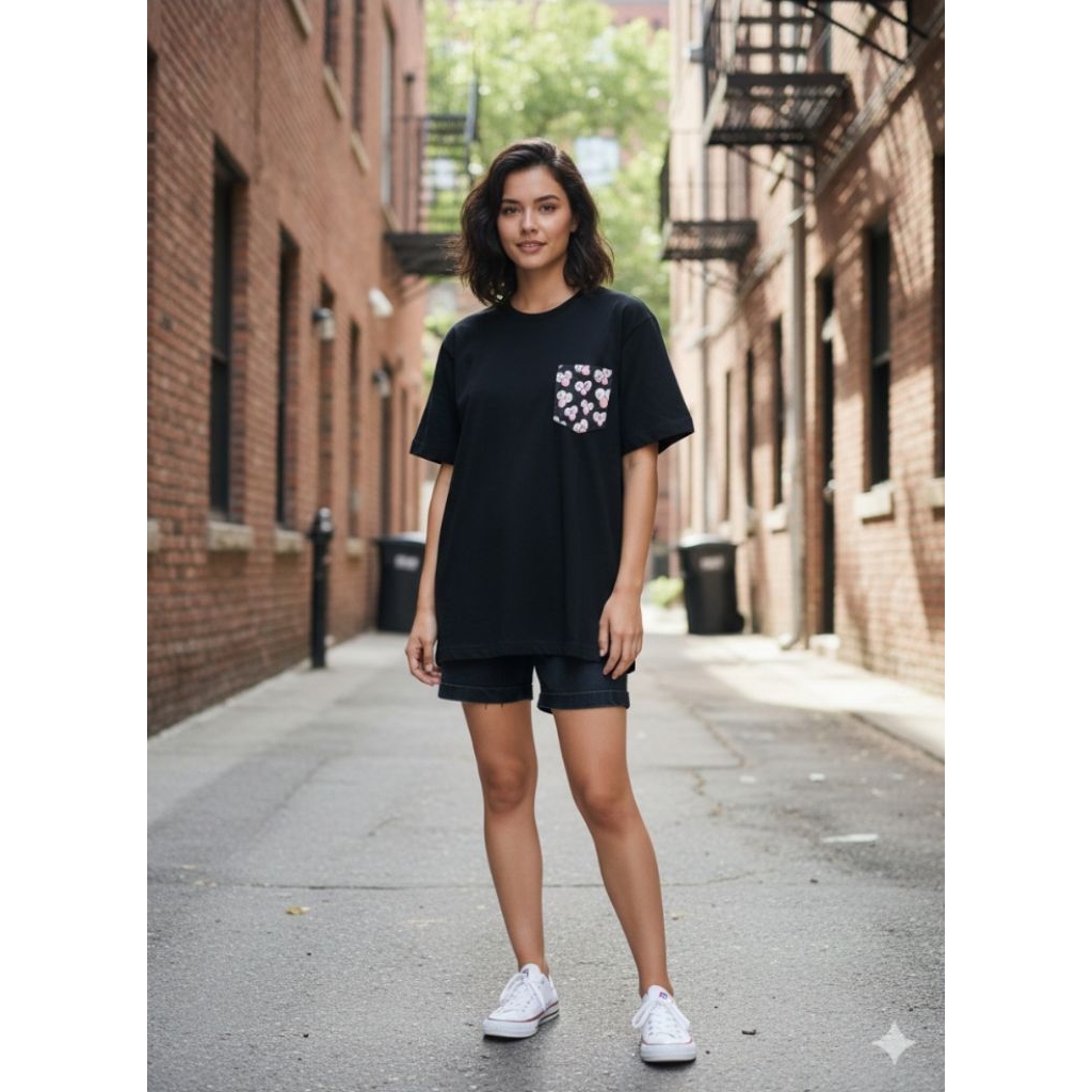 KAWS x UNIQLO Pocket Tee Black Size M