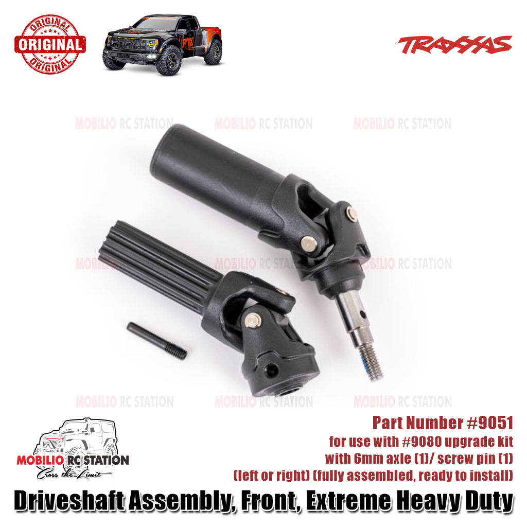 Traxxas Part #9051 Front Driveshaft with 6mm Axle for the Extreme Heavy Duty Upgrade Kit RC Ford Rap