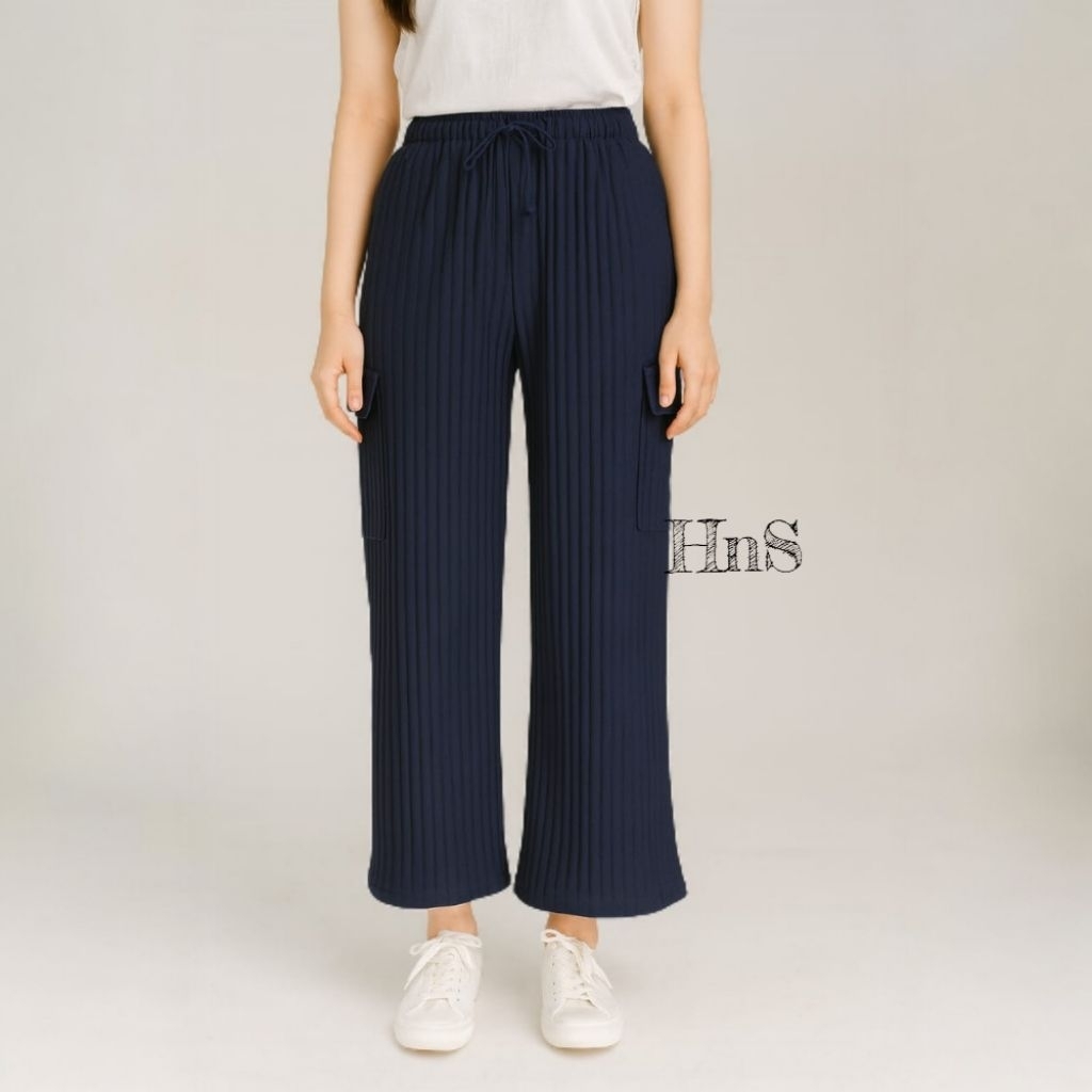 Kulot Cargo Panjang Wanita | Celana Panjang Wanita | Celana Cargo