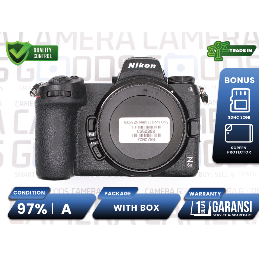 Kamera Nikon Z6 II Full Frame Camera Digital Mirrorless Second Bekas Nikon Z6II