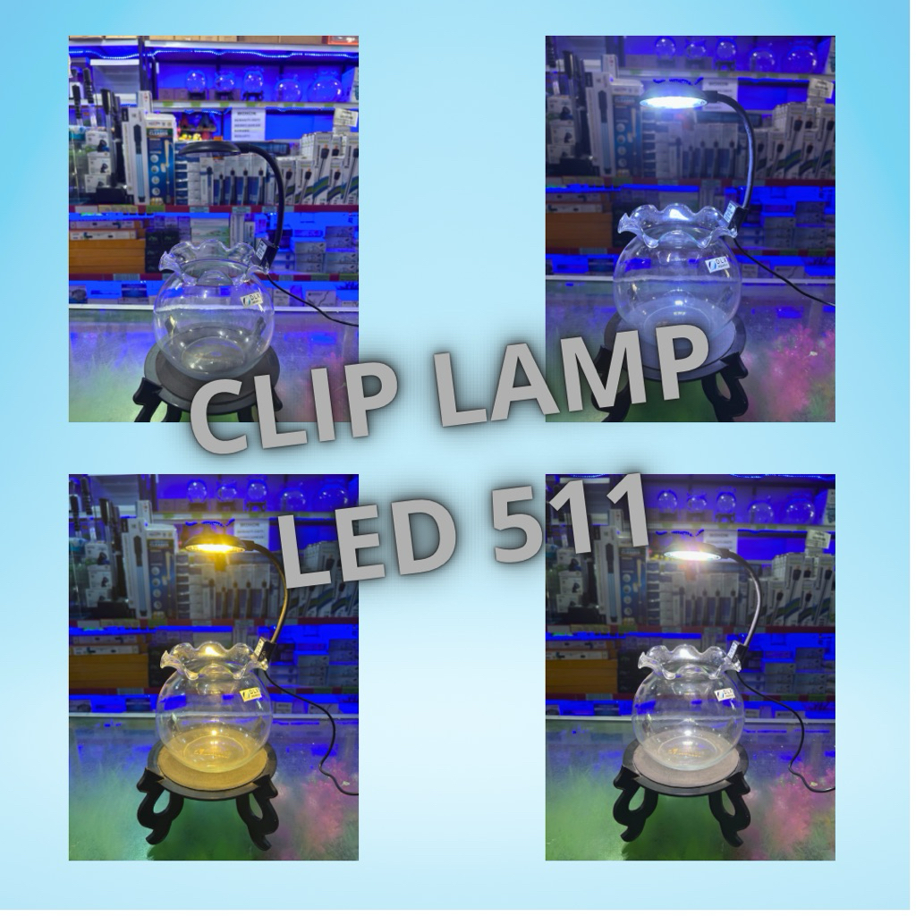 Sakkai Pro LED 311 / 411 / 511 Mini Clip Lampu Aquarium Aquascape