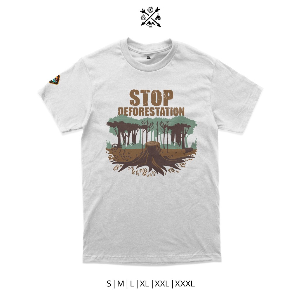 kaos stop deforestation kaos jaga hutan kita combed 24s