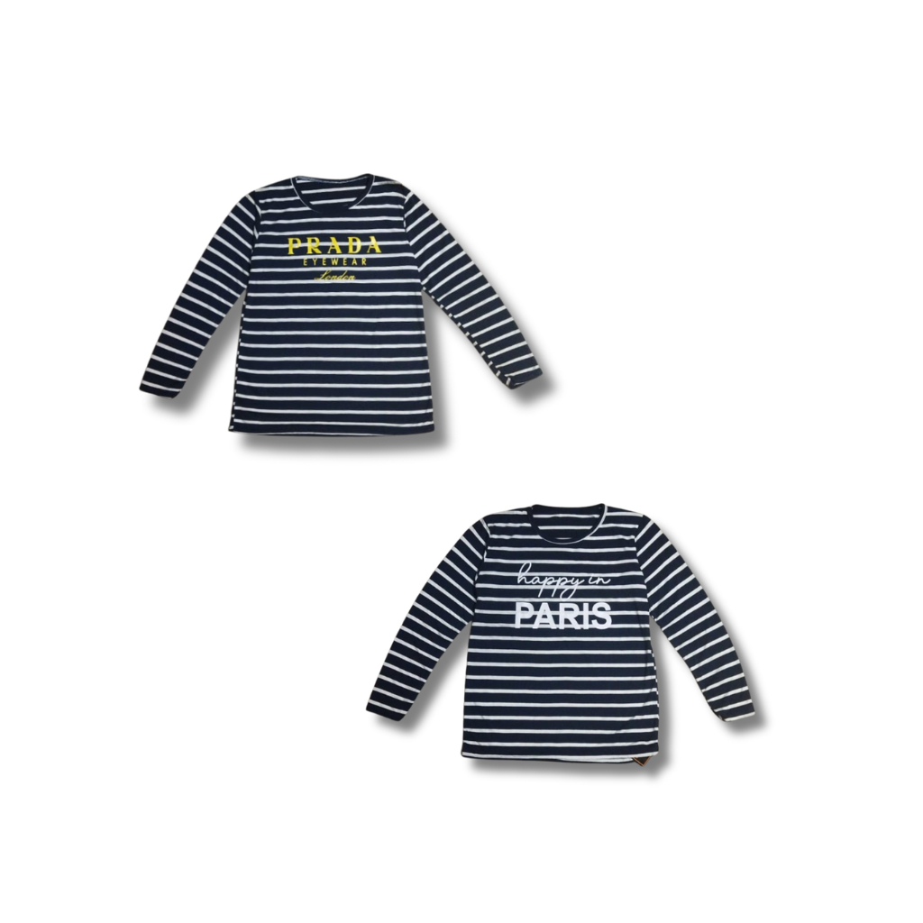 Kaos Pria Wanita Remaja Tanggung Lengan Panjang