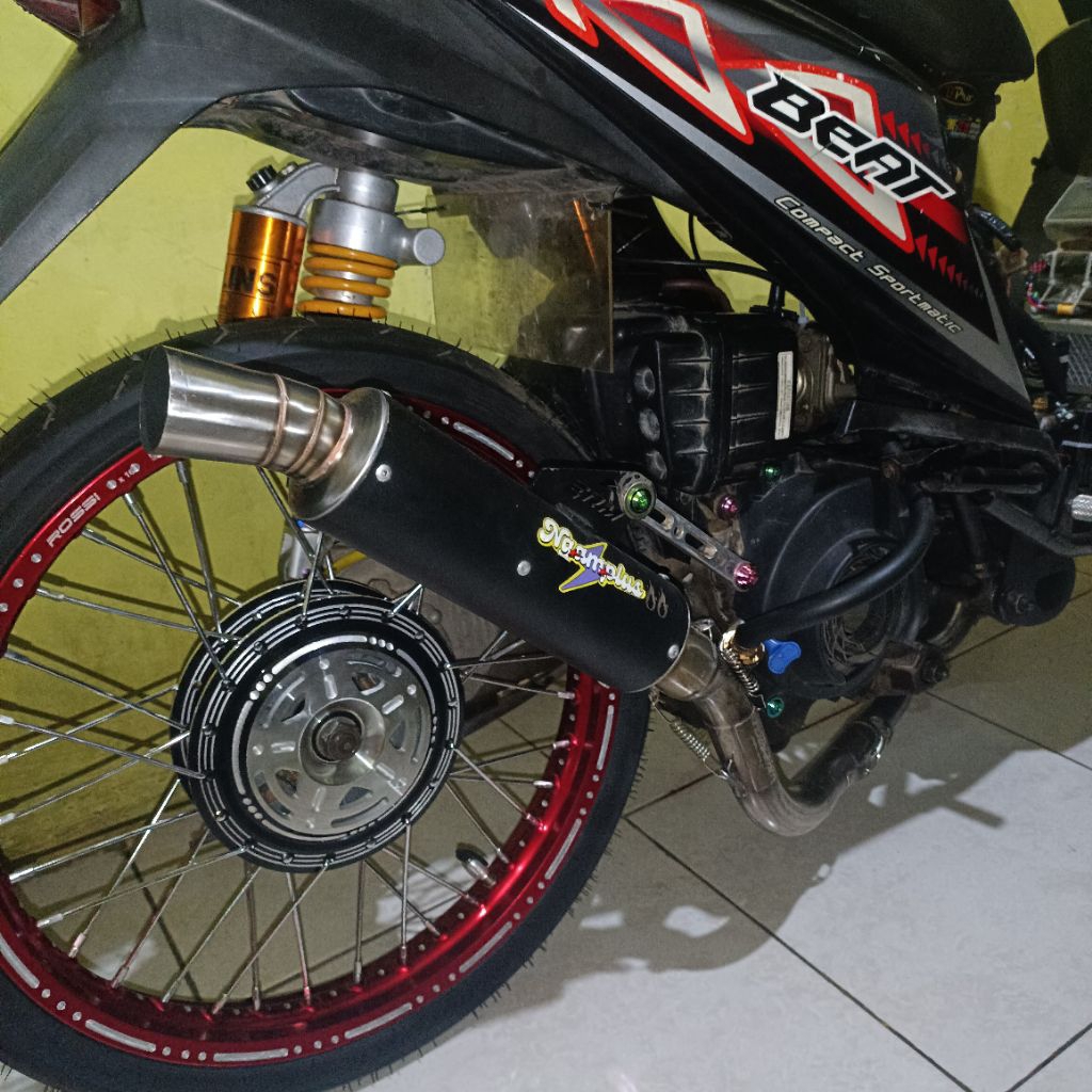 knalpot erm racing beat karbu-2019 kebawah / mio