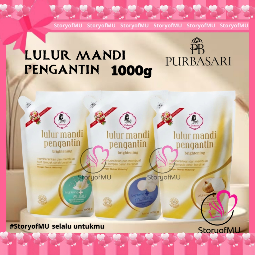 StoryofMU - Purbasari Lulur Pengantin 1kg | 1000g
