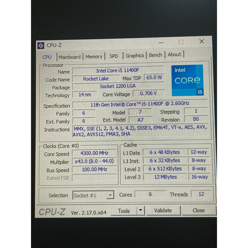 I5 11400f + Mobo MSi H510m a Pro