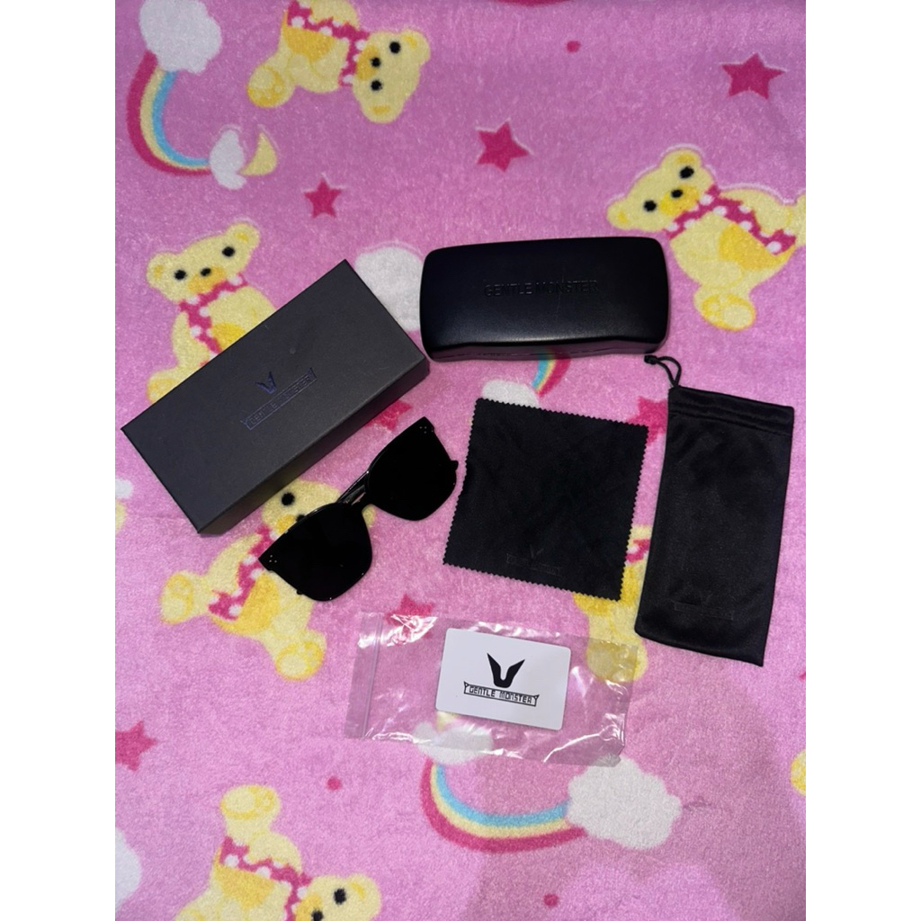 preloved kacamata hitam gentle monster premium lengkap dan double box