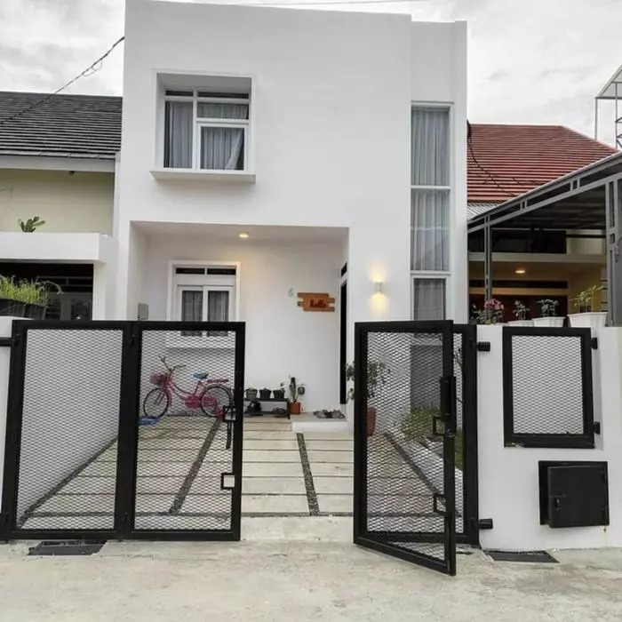 Pagar Rumah minimalis besi expanda perforated murah