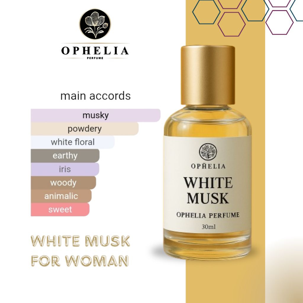 Parfum Wanita White Musk – Wangi Lembut Fresh Floral Musk Long Lasting Premium