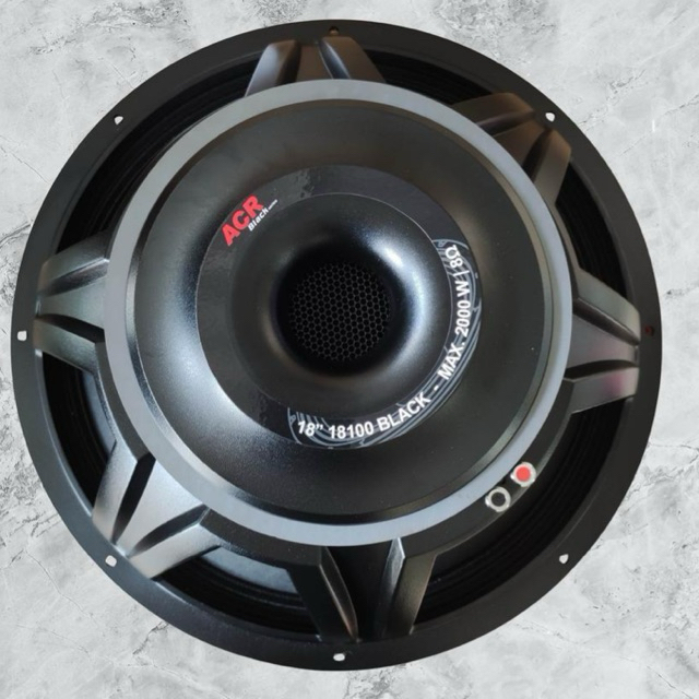 speaker ACR 18inch 18100 black – subwoofer – max power 2000watt – ORIGINAL SINAR BAJA