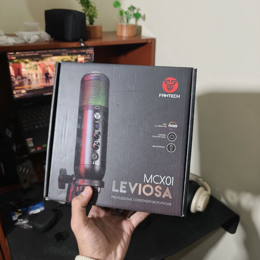 Microphone Condenser Fantech Leviosa MCX01