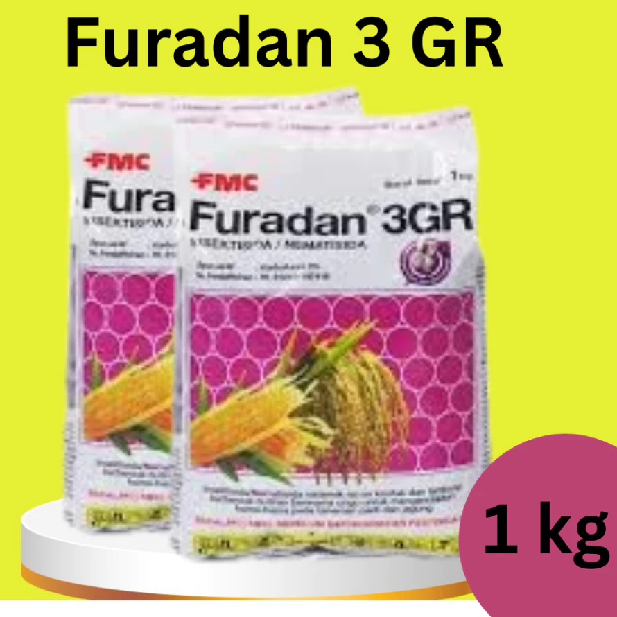 Furadan 3GR 1kg Insektisida Nematisida 1 Kg Puradan Hama Kemasan Asli