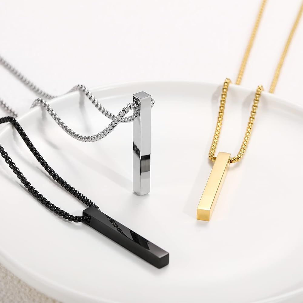 KALUNG TITANIUM MODEL ROLO LIONTIN BALOK PRIA DAN WANITA