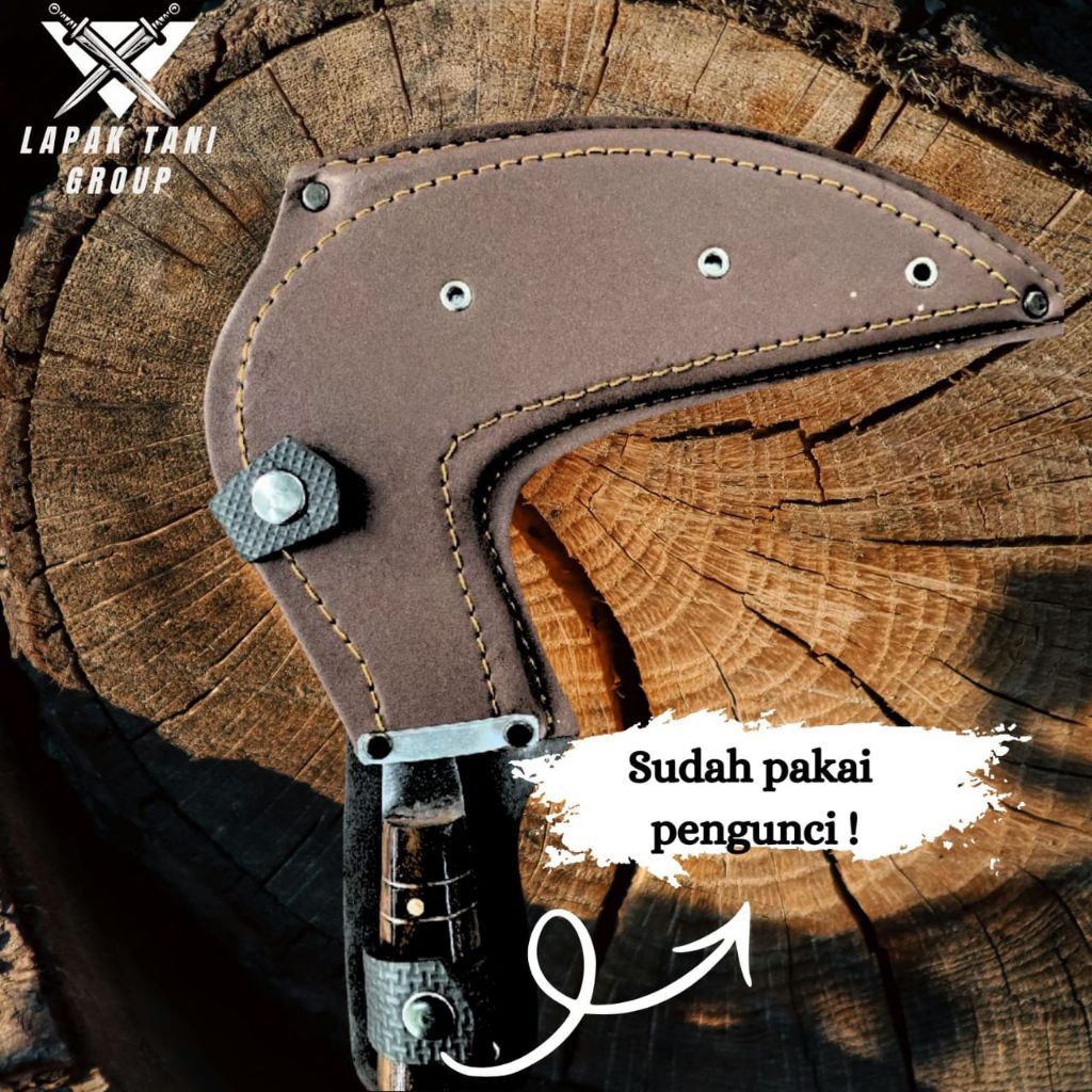 Arit Full Tang Bahan Baja Per Asli Keperluan Taman