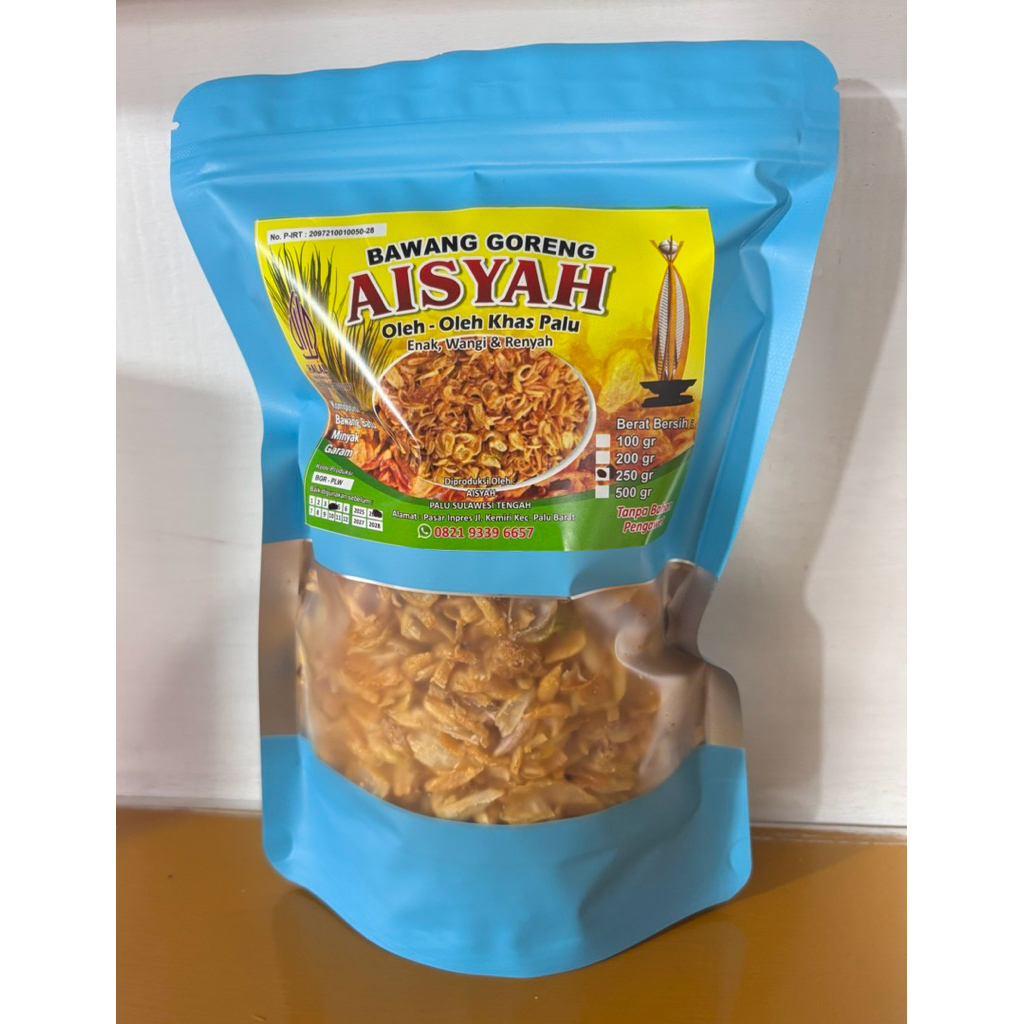 bawang goreng khas palu