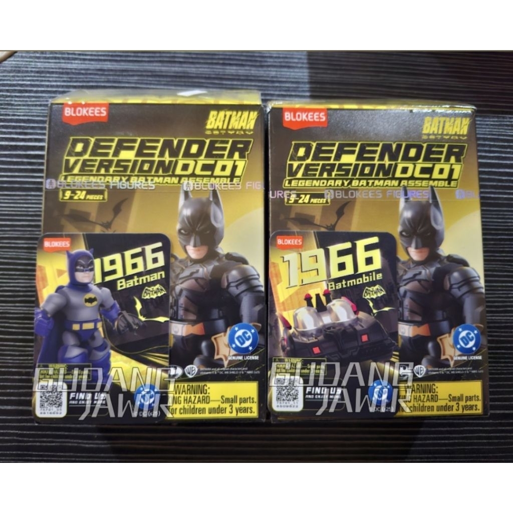 Blokees Defender Version DC 01 Legendary Batman Assemble, Batman 1966 & Batmobile 1966