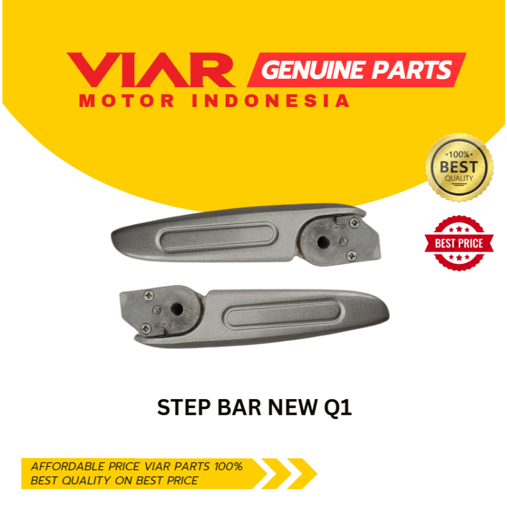 Footstep Pijakan Kaki Belakang Viar New Q1 | Step Bar New Q1