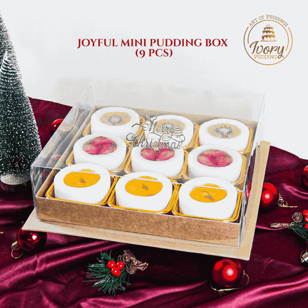 Ivory - Hampers Natal Mini Puding | Hadiah Natal | Bingkisan Natal | Puding Natal | Christmas