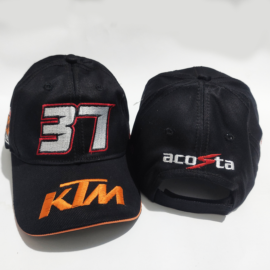 TOPI RACING MOTO GP PEDRO ACOSTA 37 01 - RED BULL KTM FACTORY RACING TEAM  - SNAP BACK MOTO GP TOPI 