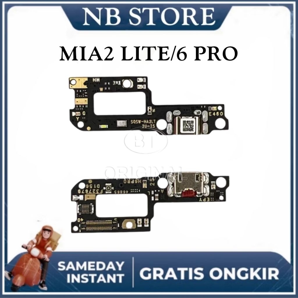 KONEKTOR XIAOMI REDMI 6 PRO / MIA2 LITE MIC PAPAN + IC ORYGINAL