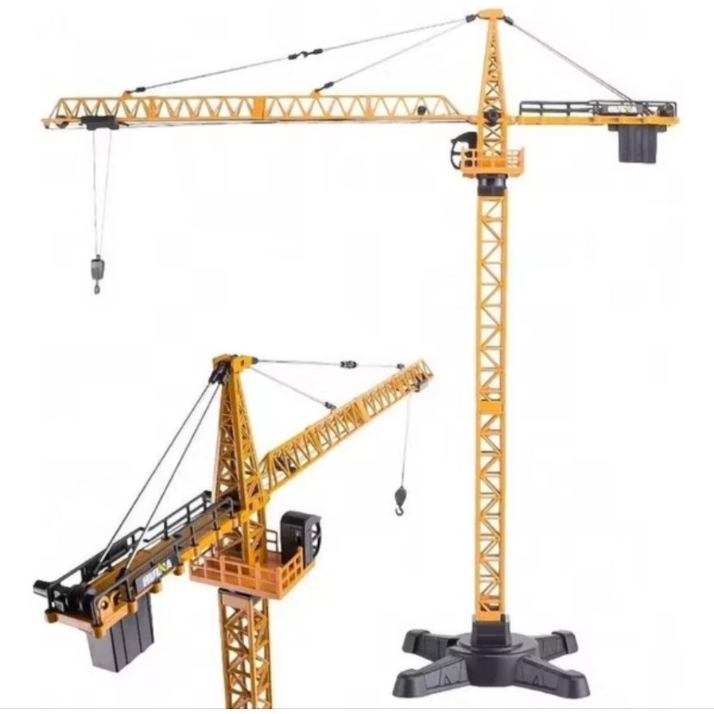 Tower Crane Mainan Diecast Konstruksi Tower Crane