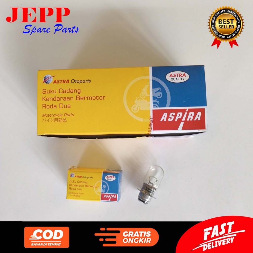 ASPIRA BOLA LAMPU DEPAN MOTOR GRAND / ASPIRA BOHLAM DEPAN SEPEDA MOTOR GRAND