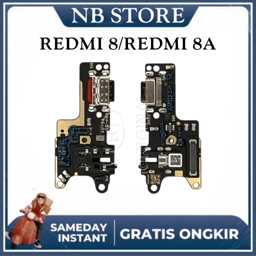 KONEKTOR XIAOMI REDMI 8 / REDMI 8A / REDMI 8A PRO MIC CON HANSFREE PAPAN + IC ORYGINAL