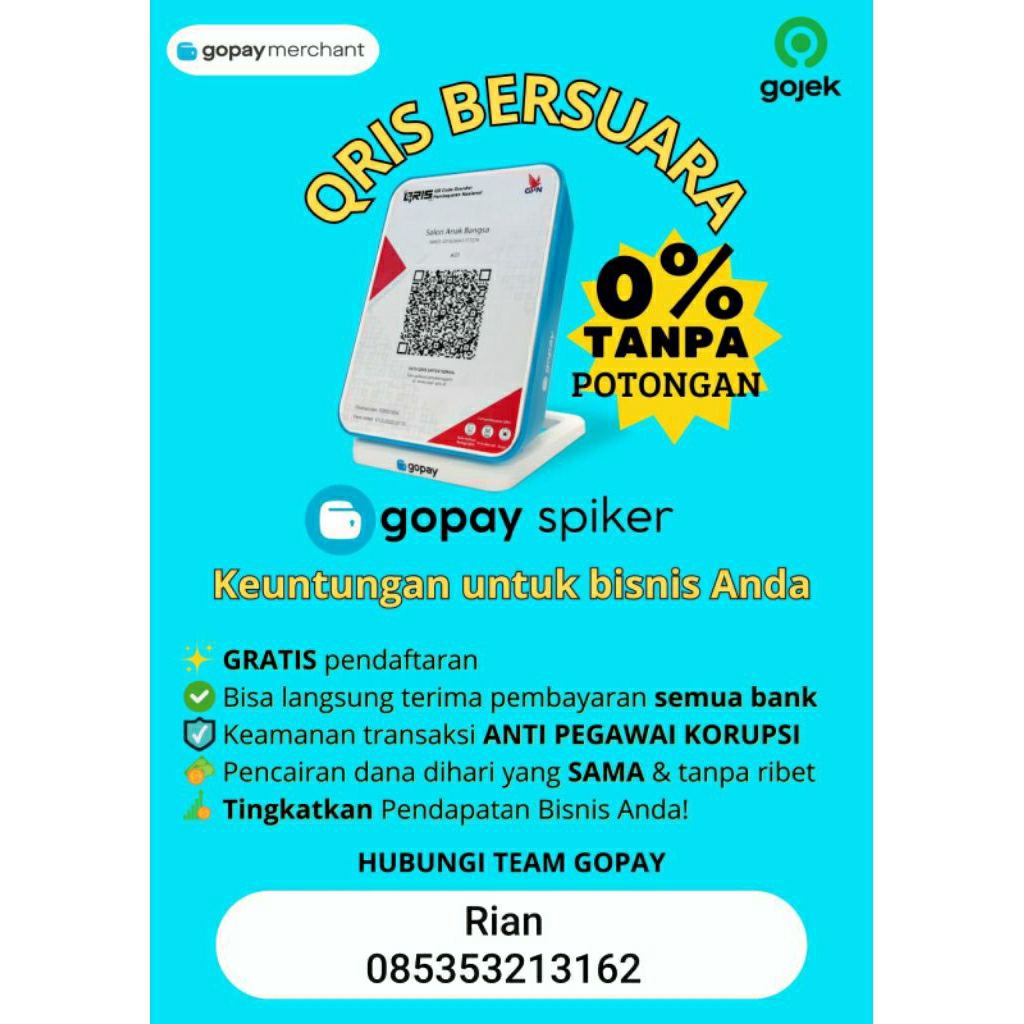 Qris Soundbox Qris Speaker Gopay Spiker