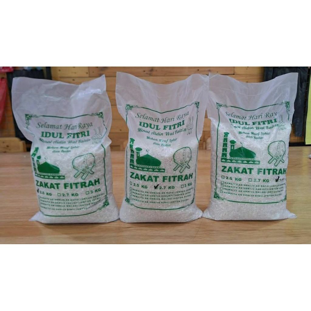 Plastik Zakat Fitrah isi 100 pcs