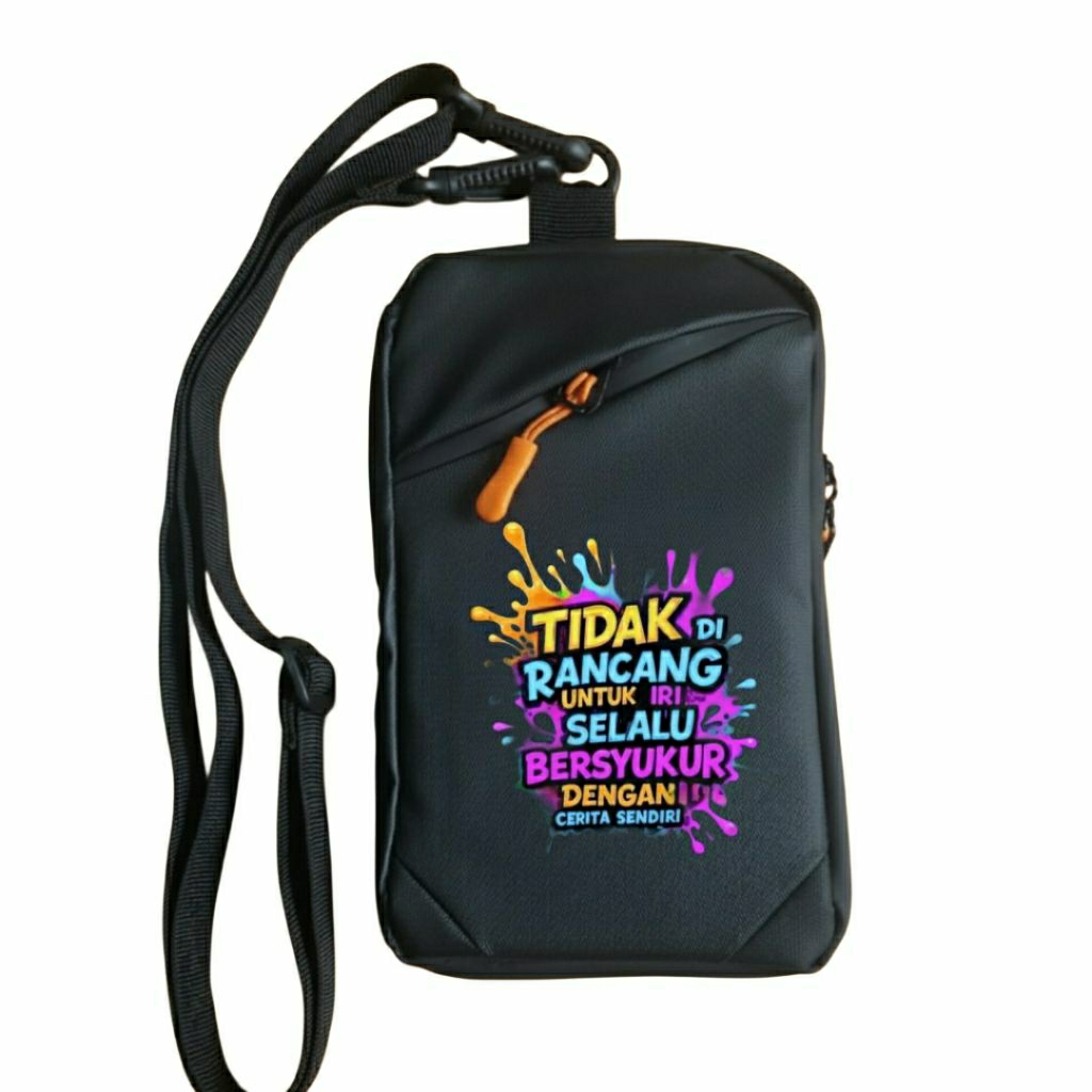 Tas Hp Anti Air Selempang Gantung Leher UNISEX Pria Dan Wanita Hanging Wallet Waterproof