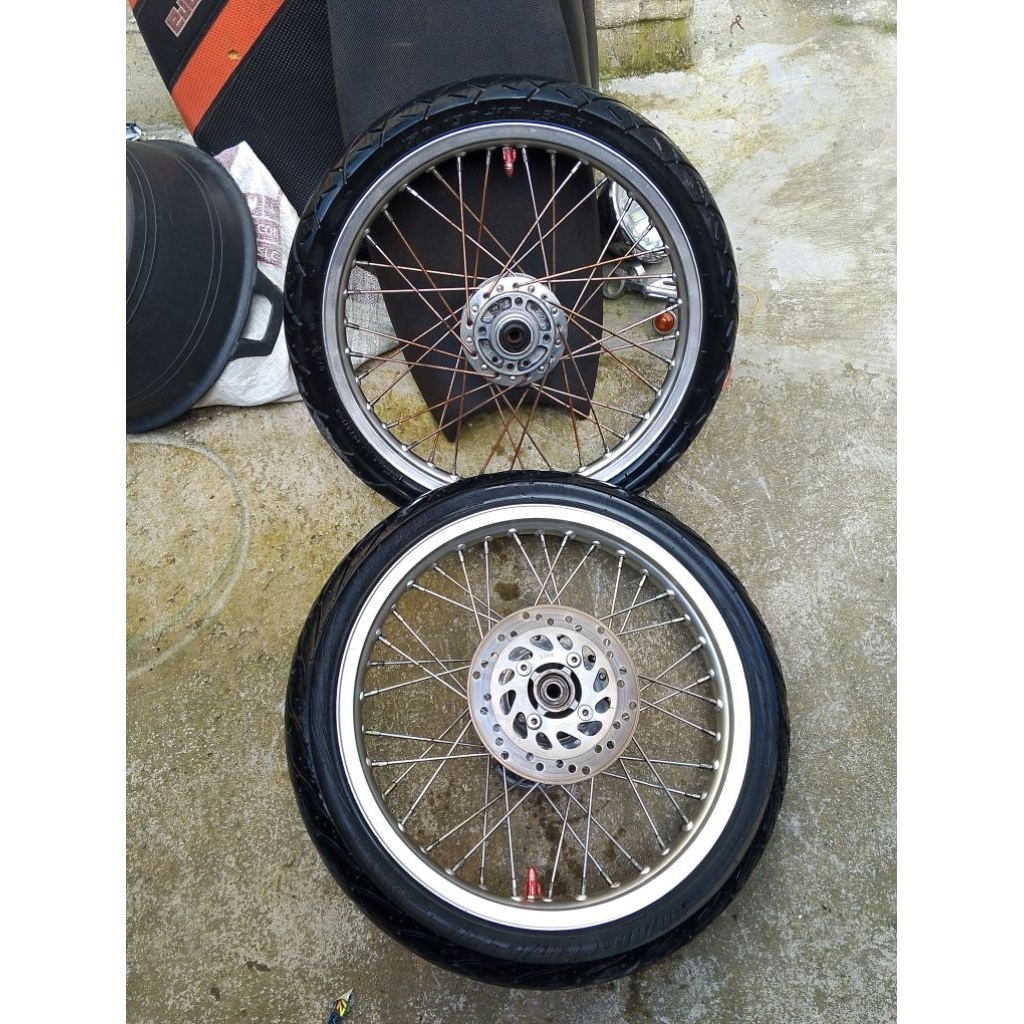 Velg Set ban pnp cb gl megapro tiger tinggal pasang