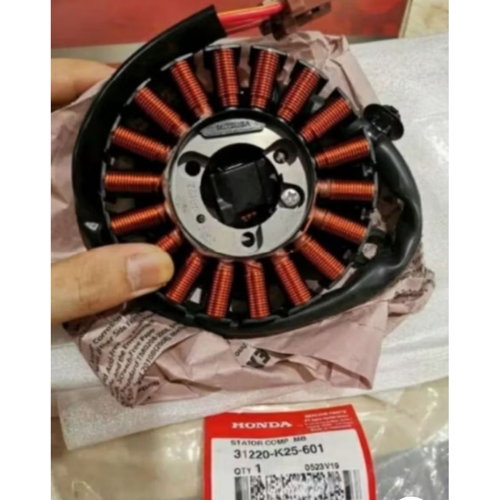 31220-K25-601 HGP AHM 100% ORIGINAL  SPUL DAN CKP BEAT FI ESP STATER HALUS AHM 31220K25601 31220k256