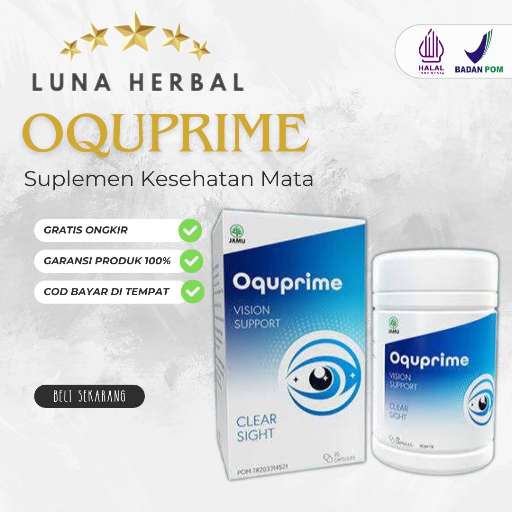 Oquprime Asli Original Suplemen Kesehatan Mata