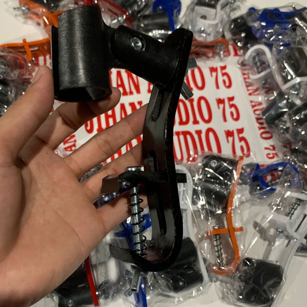 Stand Mic Jepit Kendang Drum Ketipung Hadroh