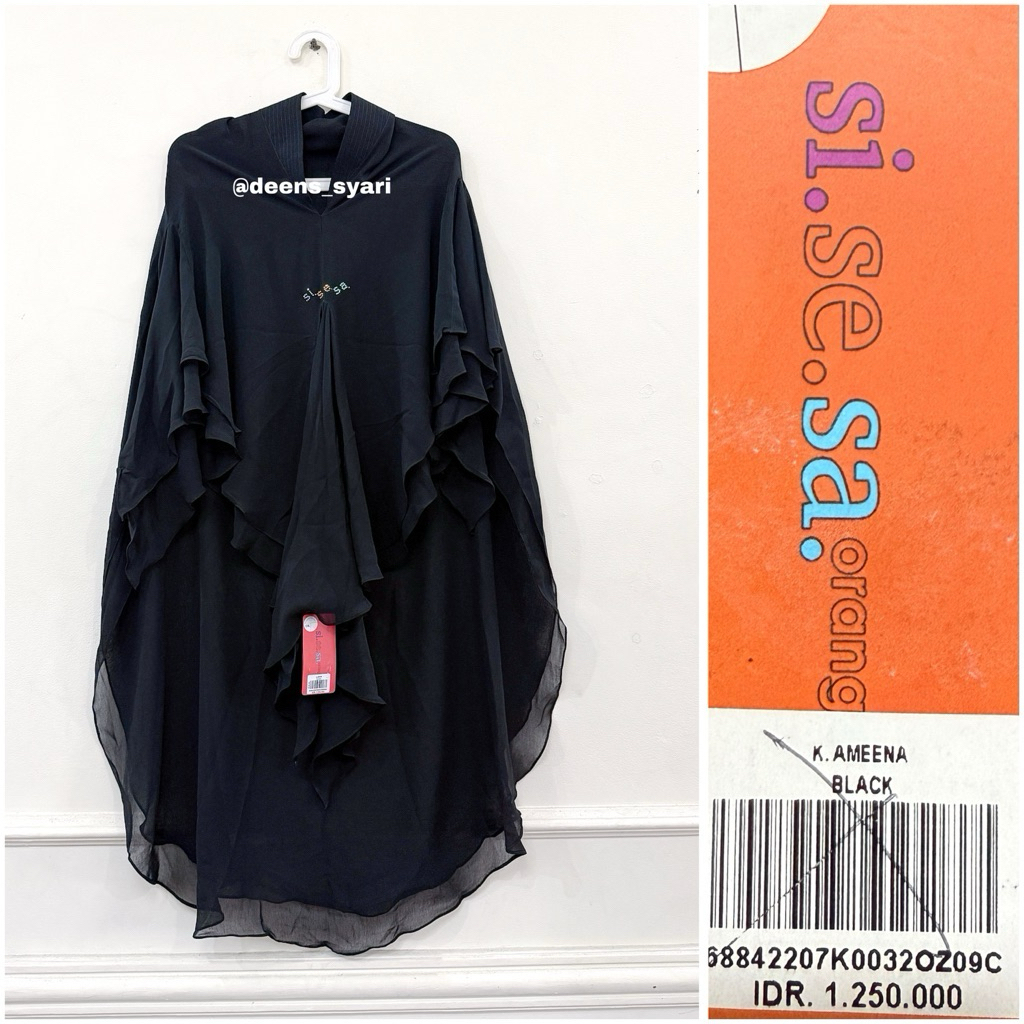 Khimar sisesa black